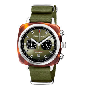 Clubmaster Chrono date SPORT 42 TORTOISE acetate OLIVE Sunray