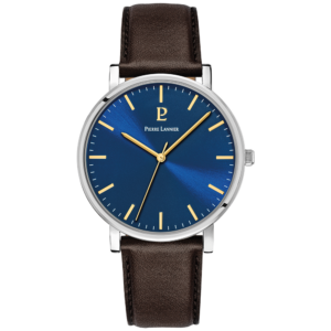 ESSENTIAL CADRAN BLEU ACIER / BRACELET CUIR