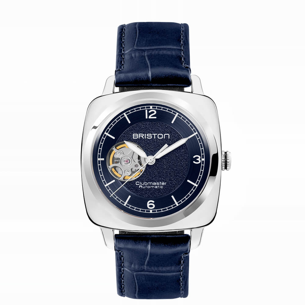 Clubmaster LEGEND AUTO HMS OPEN 39 FULL STEEL navy blue dial