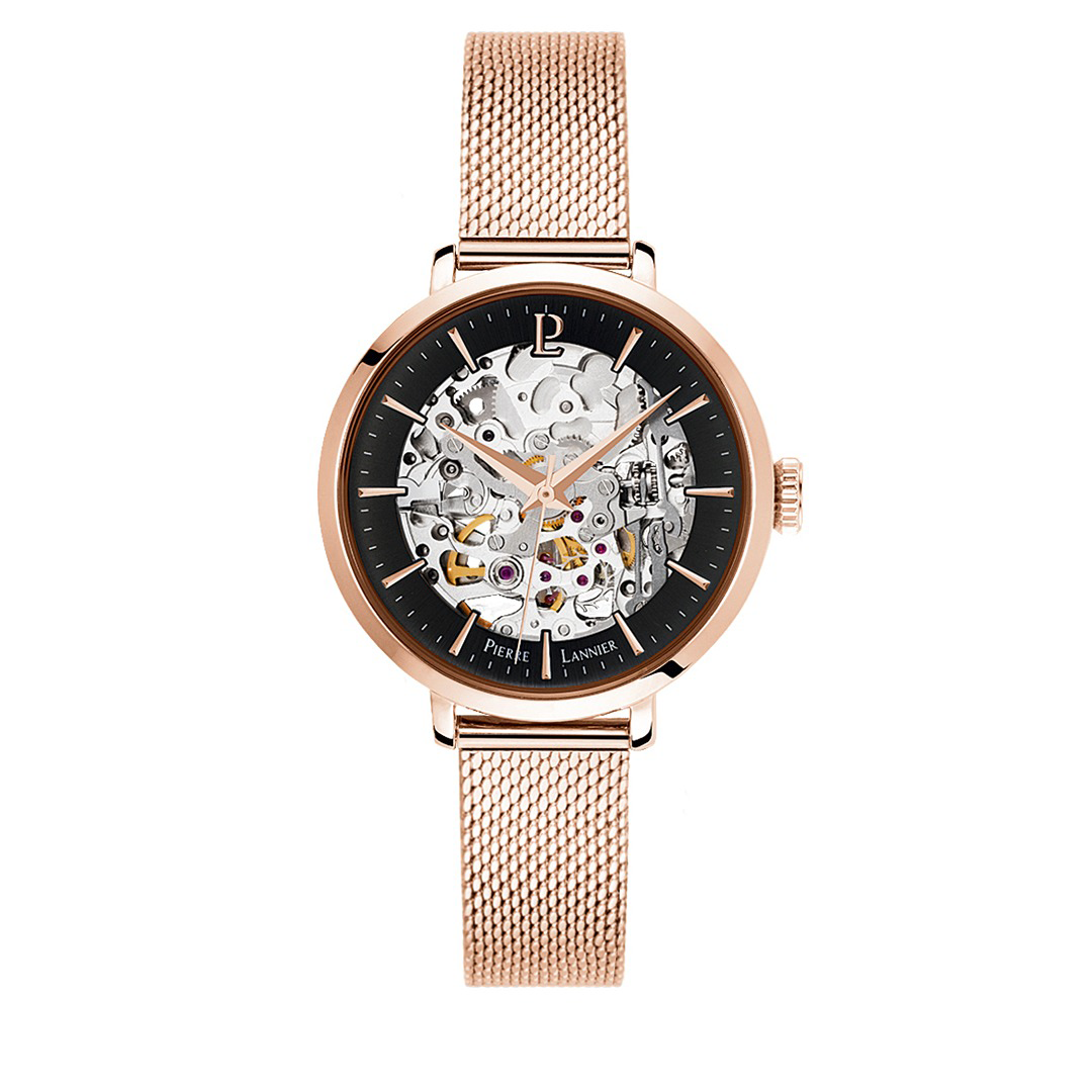 DAME AUTOMATIQUE BRACELET ROSE MILANAIS