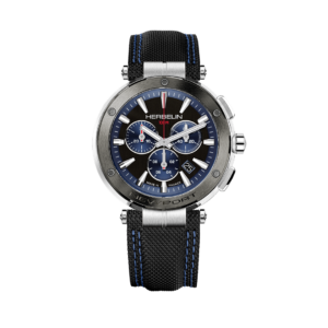 NEWPORT HOMME CHRONO FOND BLEU / BRACELET CUIR