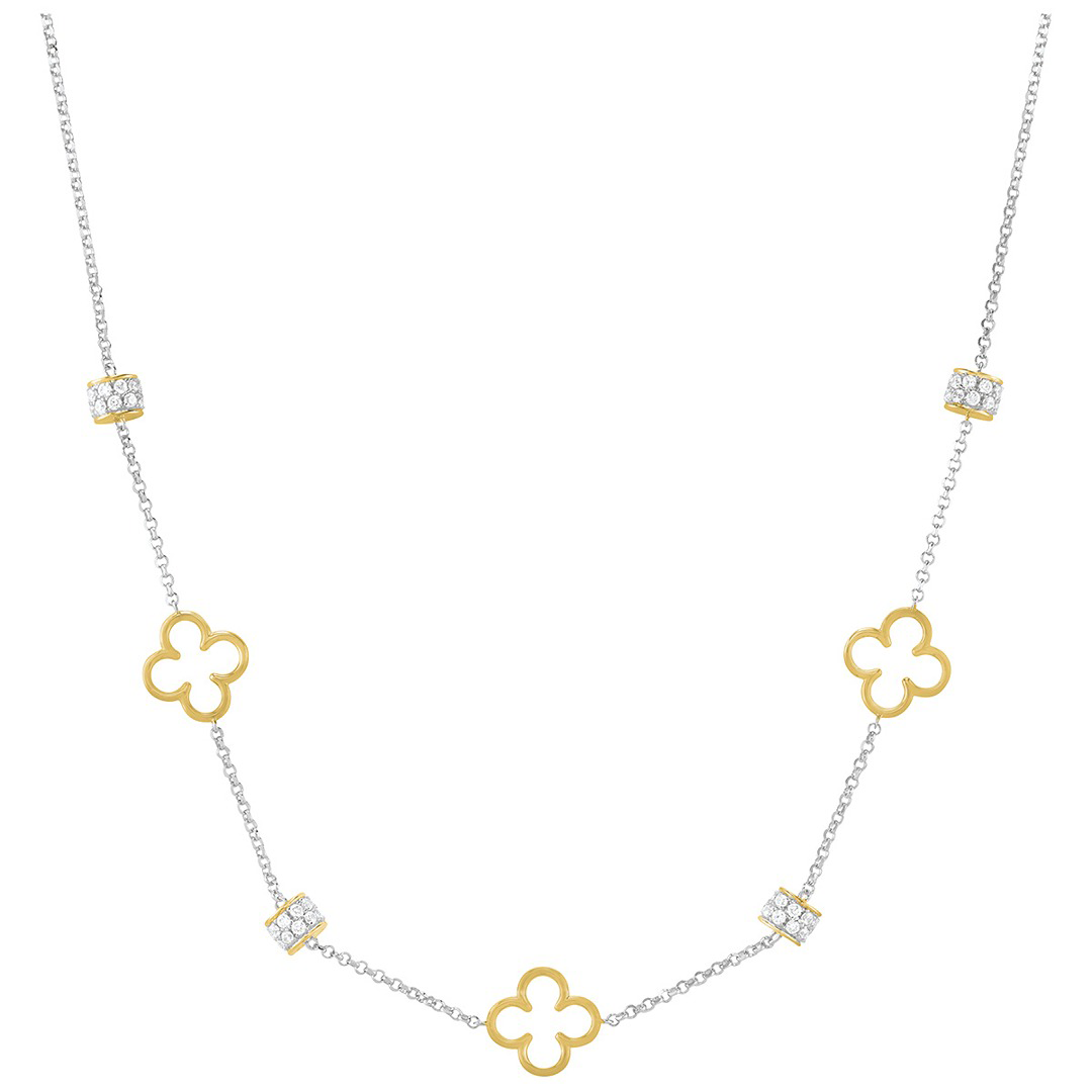 COLLIER LÉGENDE ARGENT MASSIF BICO ET OXYDES