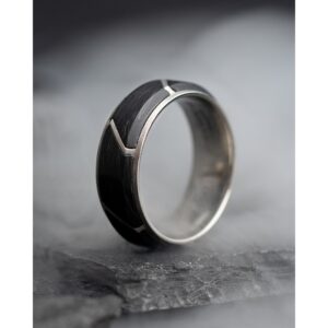 BAGUE TITANE CARUS SILVER