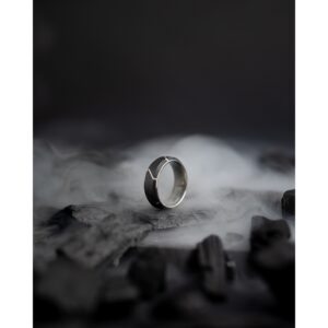 BAGUE TITANE CARUS SILVER