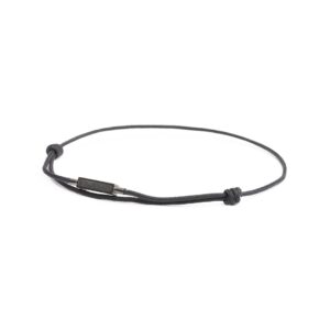 BRACELET TALYS BLACK NYLON FIBRE CARBONE