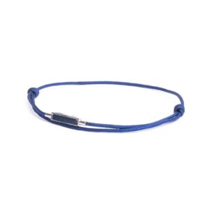 BRACELET NYLON BLEU OEIL DE TIGRE