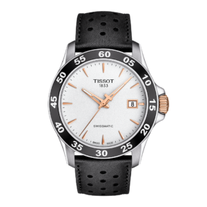 Tissot V8 Tout Acier Fond Noir Chrono Quartz