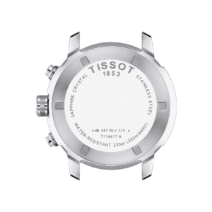 Tissot PRC200 Chrono Tout Acier Fond Noir