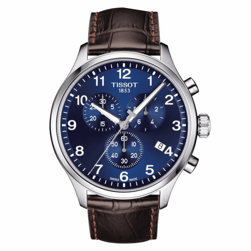 Tissot Chrono XL Fond Bleu Acier/Bracelet