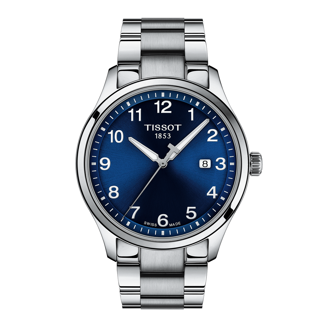 Tissot Gent XL Acier Fond Bleu Bracelet Tout