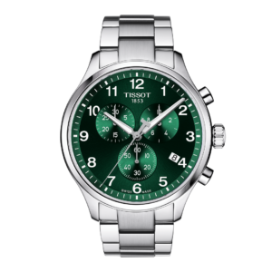 Tissot Chrono XL Fond Vert Quartz Tout Acier