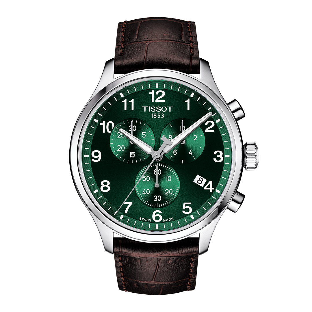 Tissot Chrono XL Fond Vert Acier