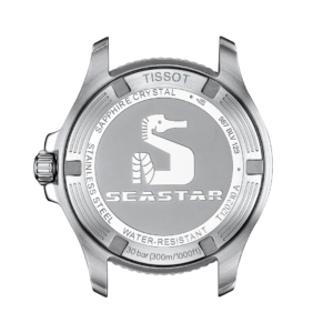 Tissot Seastar 1000 Fond Blanc Acier et Silicone