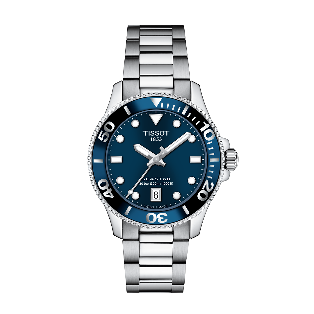 Tissot Montre Seastar 1000 Fond Bleu Tout