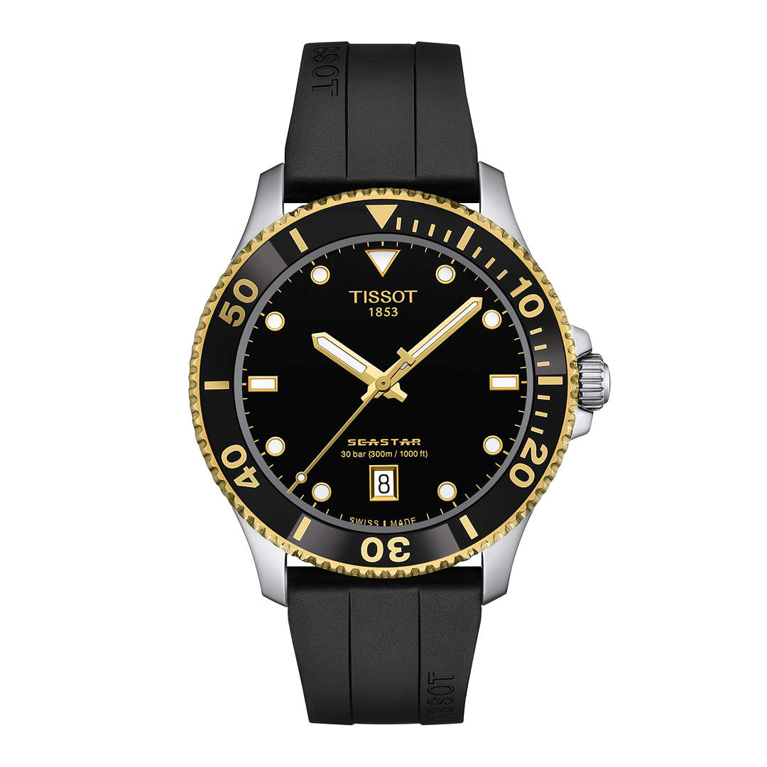 Tissot Seastar Quartz Noir Acier