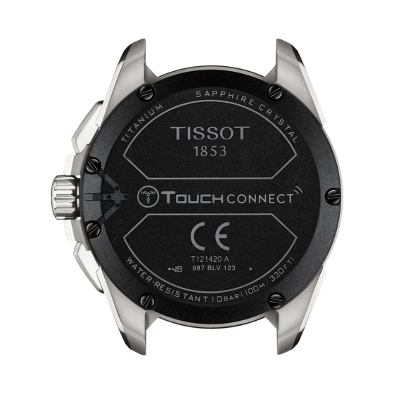 T-Touch Connect Tactile Titane Bleu Bracelet