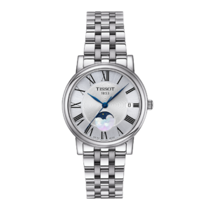 Tissot Carson Dame Bicolore sur Bicolore Fond Blanc