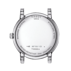 Tissot Carson Dame Bicolore sur Bicolore Fond Blanc