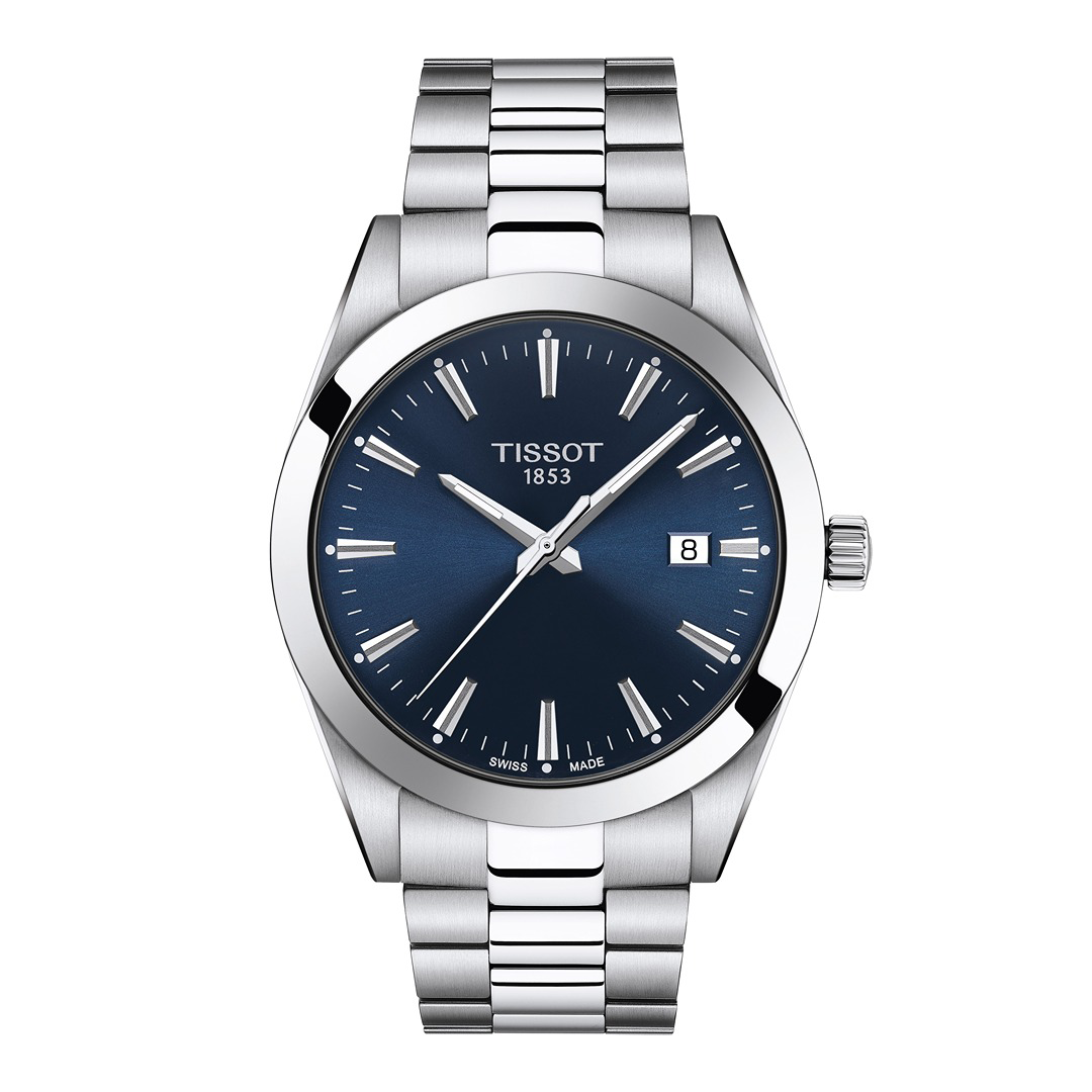 Tissot Gentleman Acier Fond Bleu/Bracelet Acier