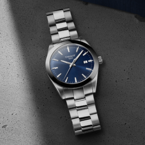 Tissot Gentleman Acier Fond Bleu/Bracelet Acier