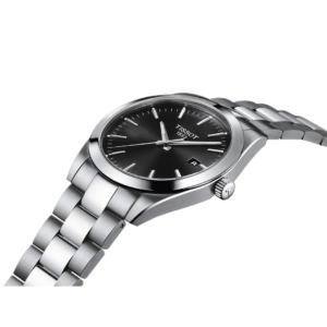 Tissot Gentleman Acier/Bracelet Acier Fond Noir