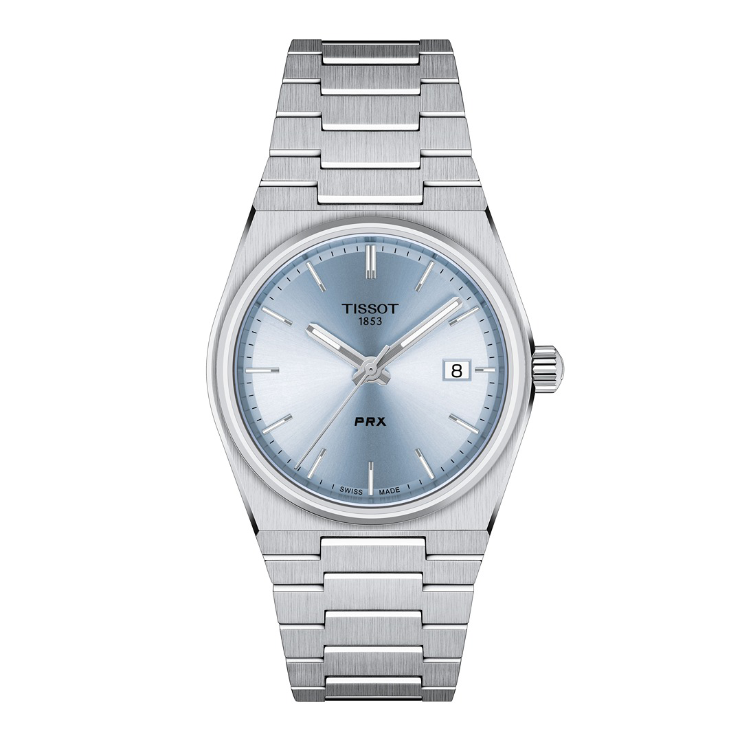 Tissot PRX Junior Tout Acier Fond Bleu