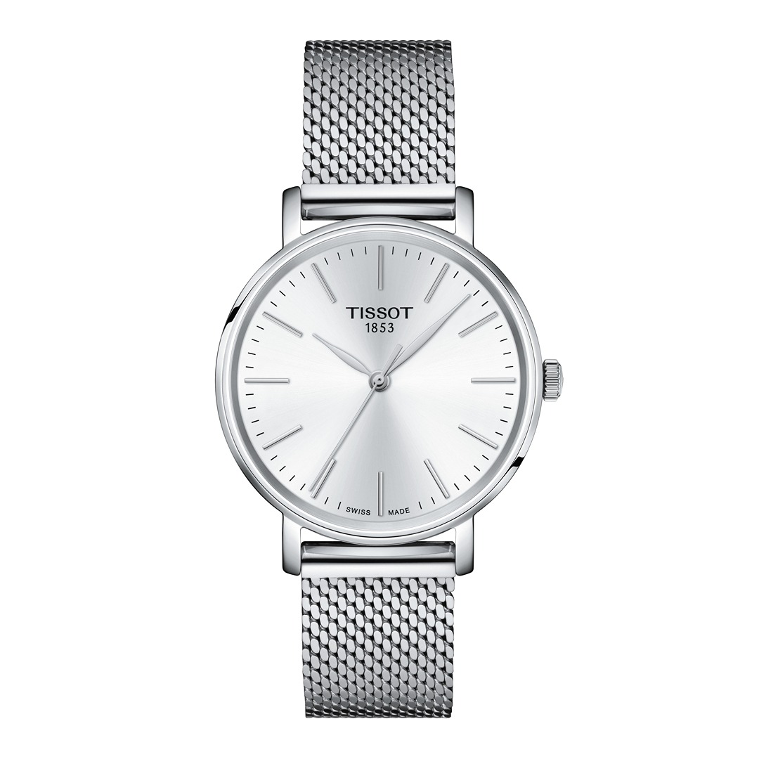 Tissot Everytime Quartz Tout Acier Bracelet Milanais