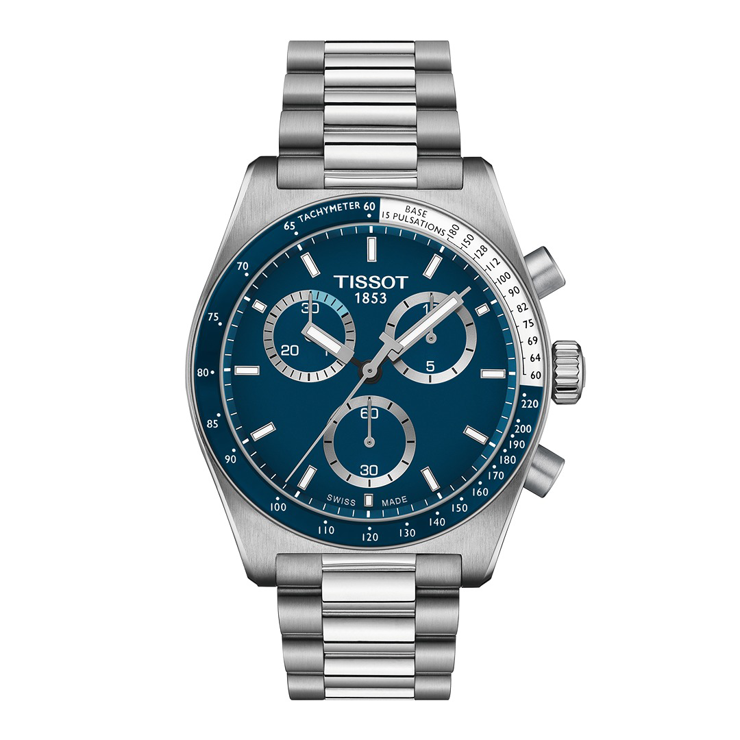 Tissot PR516 Quartz Chrono Fond Bleu