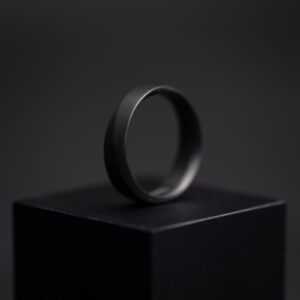 BAGUE TITANE VERSO BLACK